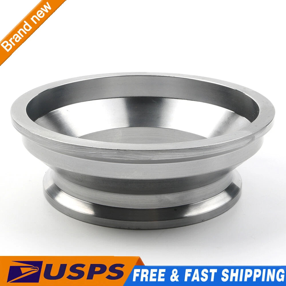 3" to 4" CNC Steel V-Band Flange Reducer Adapter