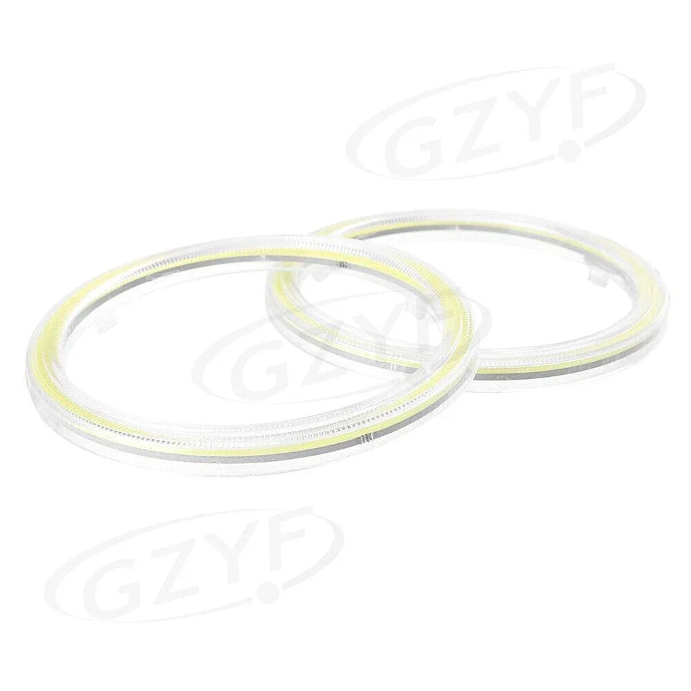 90mm Pure White LED Halo Lamp Angel Eyes Ring Fog Light for Car (12V-24V)