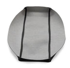 Leather Console Lid Armrest Cover for Honda Pilot (2009–2015) Gray Stitch