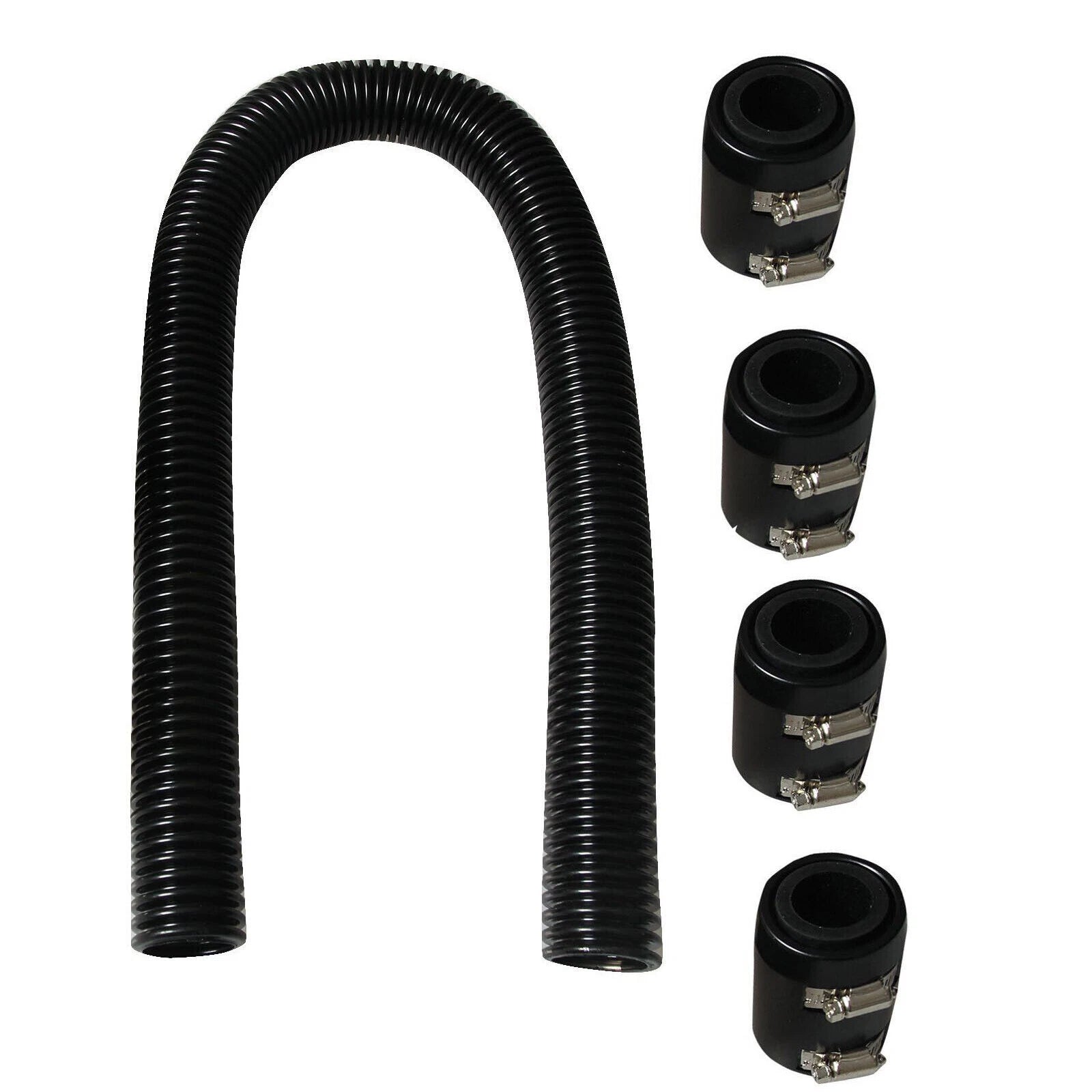 36'' Stainless Steel Radiator Flexible Coolant Water Hose Kit (Universal)