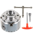 3.75" 4-Jaw Self-Centering Keyed Lathe Chuck 1" × 8TPI for Wood Lathes