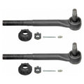 2X Moog Front Inner Steering Tie Rod End Kit for Ram 1500 3500 (RWD)