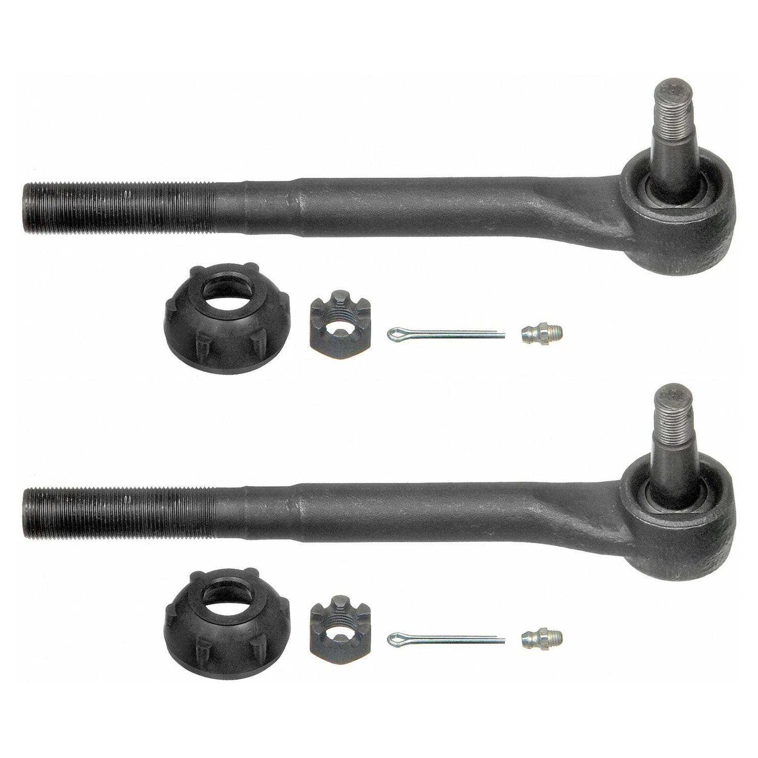 2X Moog Front Inner Steering Tie Rod End Kit for Ram 1500 3500 (RWD)