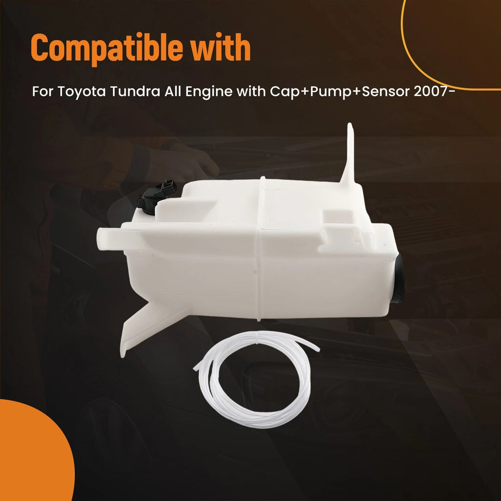 Washer Bottle w/Cap+Pump for Toyota Tundra (2007–2021) TO1288192