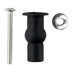 Rubber Toilet Seat Screws Hinges Fixings for WC Blind Hole Parts