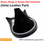 Leather Manual Shift Boot Cover for Nissan 370Z (2008–2019) Black