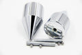 Chrome Spike Bar Ends for Suzuki GSXR 750 (1996–2013)