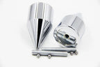 Chrome Spike Bar Ends for Suzuki GSXR 750 (1996–2013)