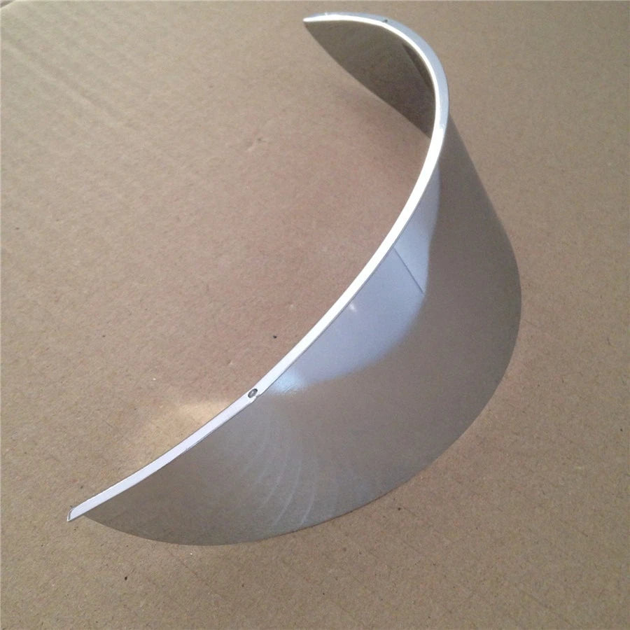 7" Chrome Headlight Visor for Cafe Racer Harley Honda Yamaha Kawasaki Suzuki