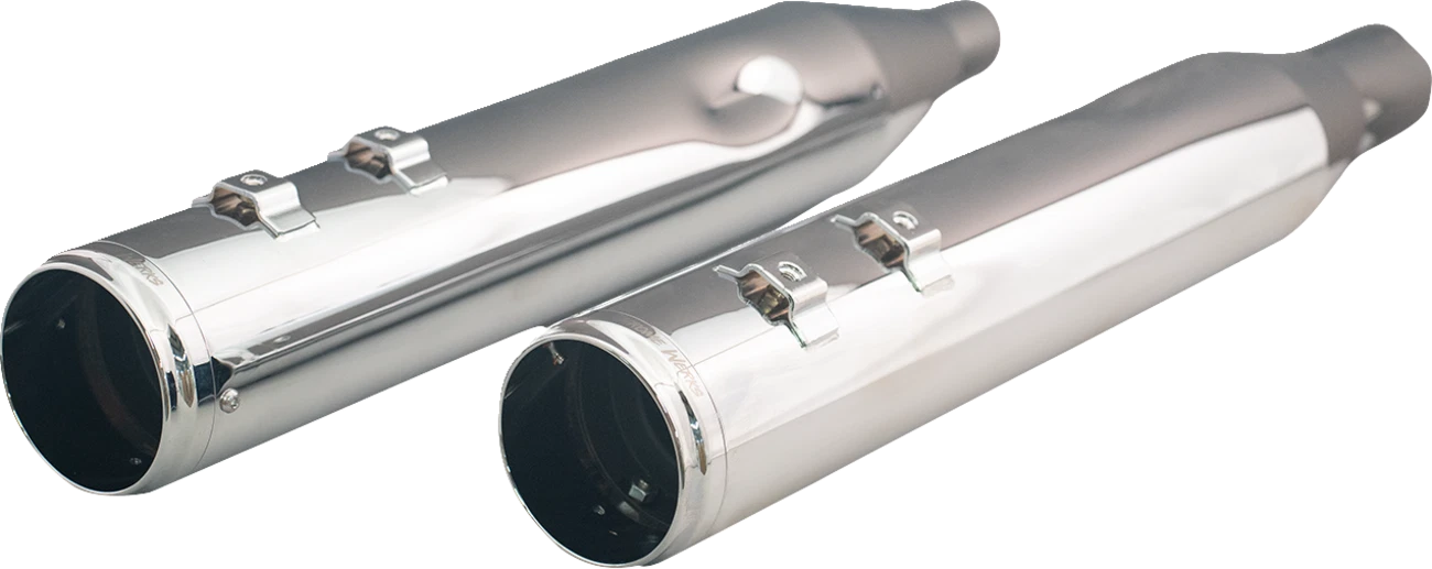 4.5" Slip-On Mufflers for Harley Davidson Twin Cam (Chrome)