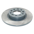 Set of 2 DuraGo Rear Rotors & Hella Low-Met Disc Brake Pads for Ford Jeep Compass (EDE)