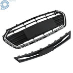 Pair Upper & Lower Grille Mesh for Chevrolet Trax (2017-2021) Chrome