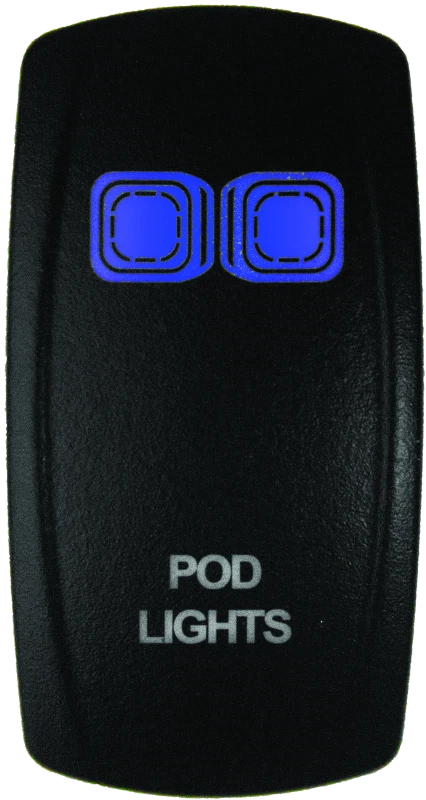 Lighted Switch On/Off Blue for DragonFire Racing