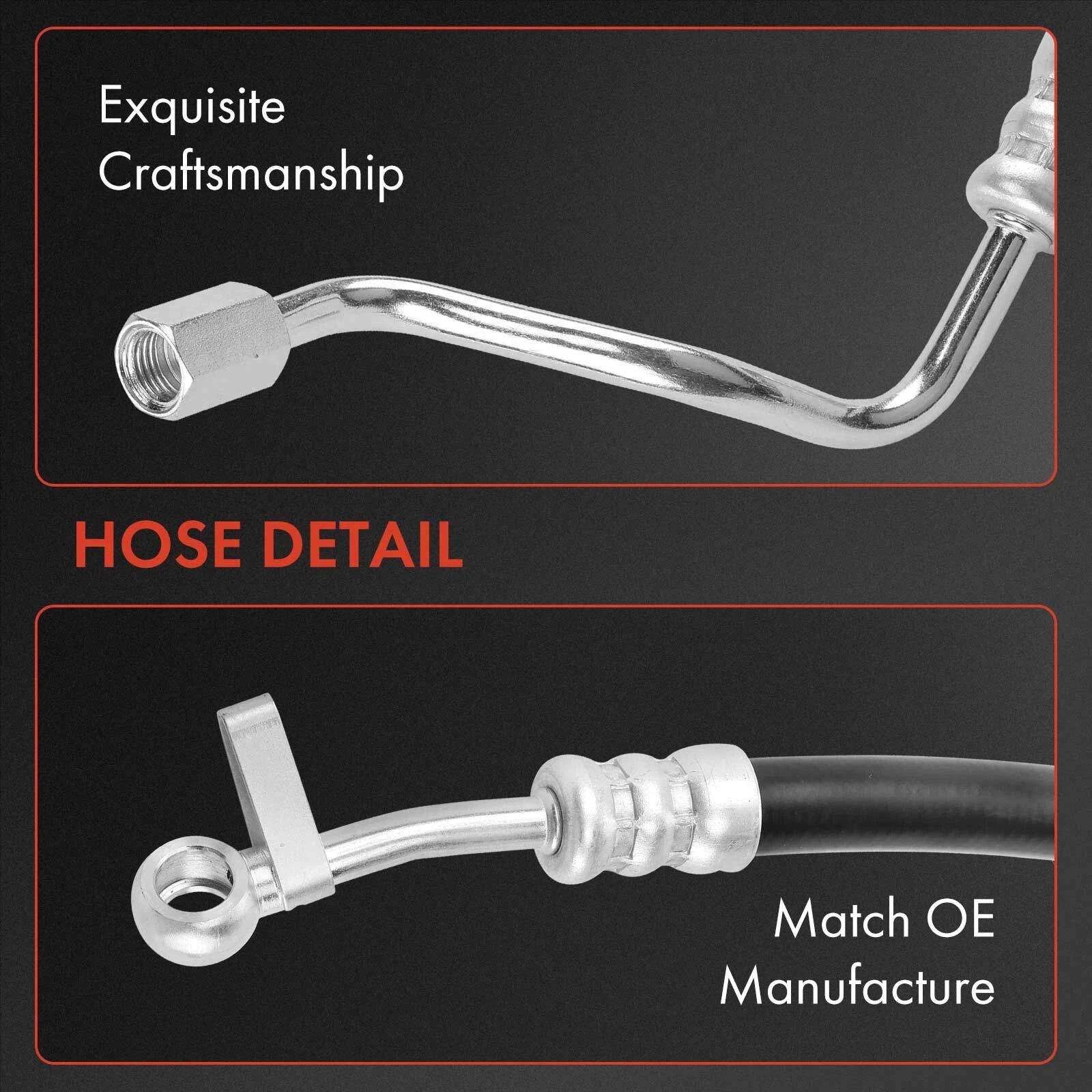 2X Power Steering Pressure & Reservoir Line Hose for Subaru Impreza