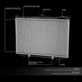Aluminum Core Engine Cooling Radiator for Nissan Pickup Pathfinder (1986–1997) 145