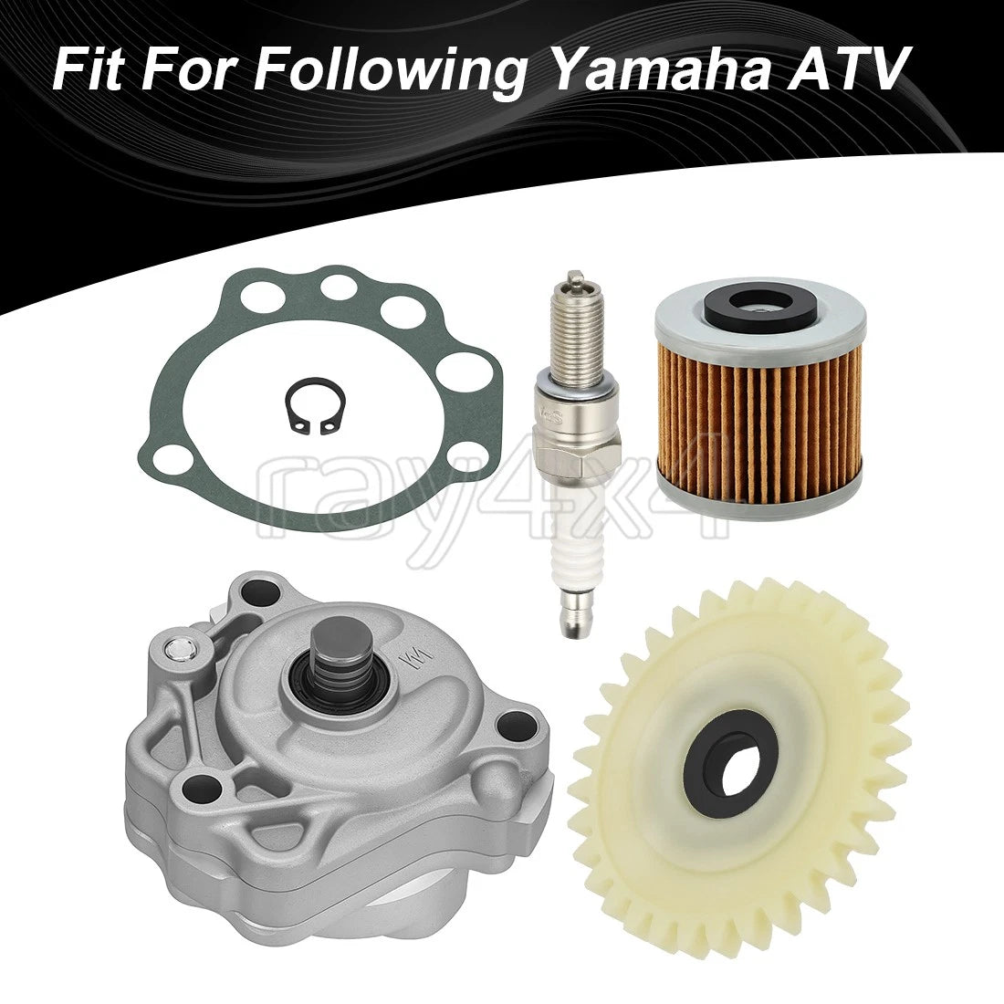 Oil Pump & Filter Gear Gasket Kit for Yamaha Raptor 700 700R (2006–2019) 5LP-13300-00-00