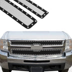 Upper Black Mesh Grille for Chevy Silverado 2500/3500 (2007-2010)