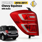 Halogen Tail Light Brake Lamp W/Bulb Left Driver LH for Chevy Equinox (2016–2017)
