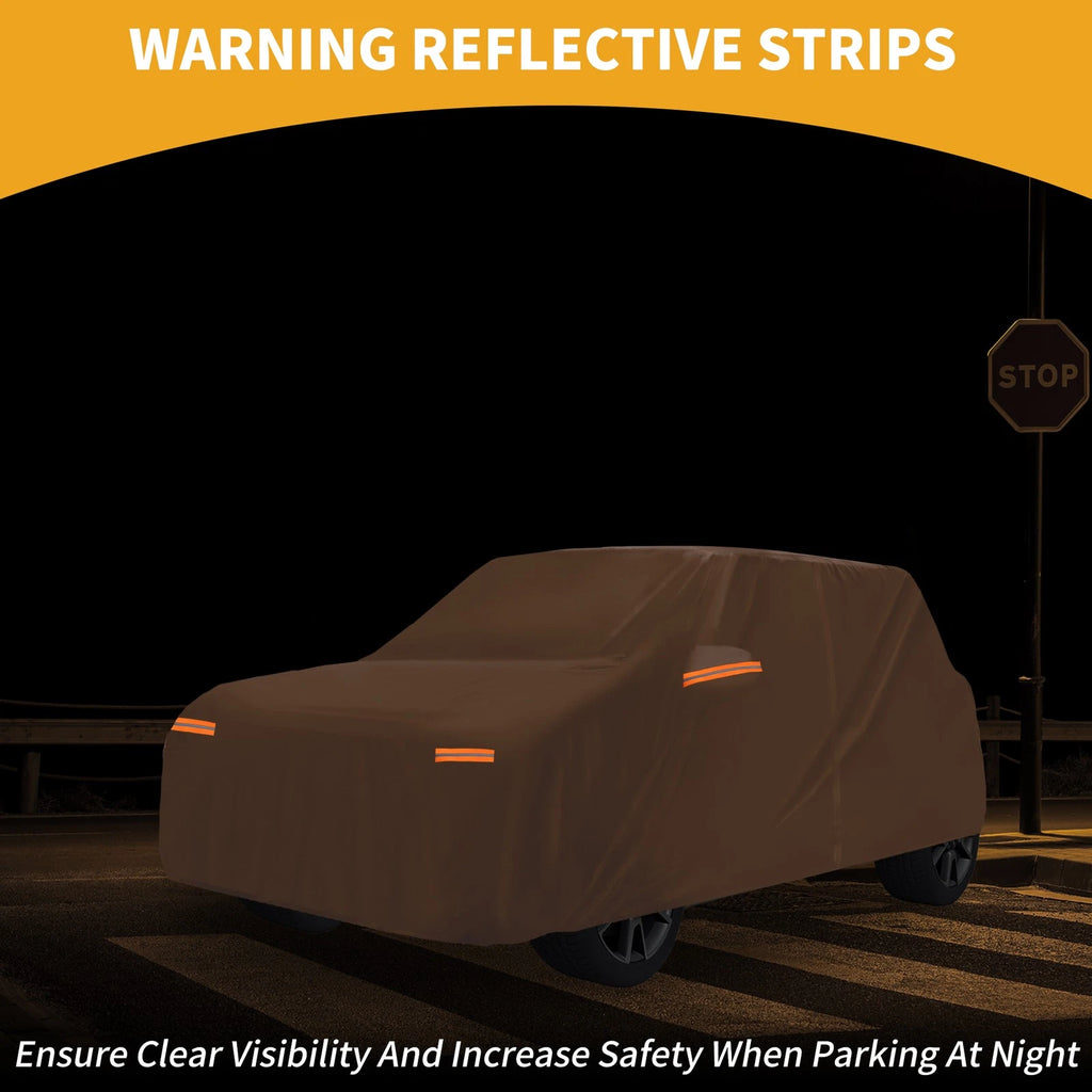 Car Cover Waterproof for BMW Mini Cooper 2DR (2002–2021) Orange Cotton