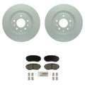 Set of 2 Bosch Front 320mm Vented Rotors & Blue Ceramic Pads for Mazda CX-9 (2007–2021)