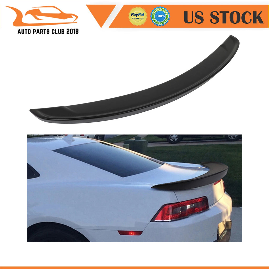 Matte Black Rear Spoiler Wing for Chevy Camaro Coupe (2014–2015)
