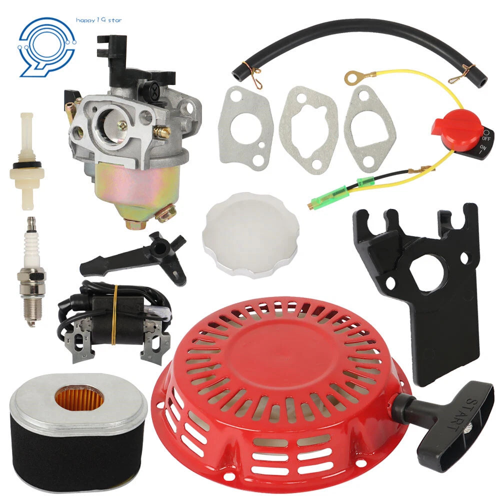 Tune Up Kit for Honda GX160 GX200 (2000–2023) - Carburetor, Ignition Coil, Air Filter