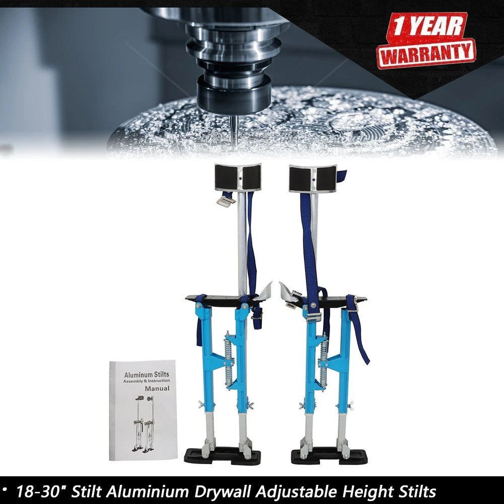 Adjustable Height Drywall Stilts for Painter (18-30")