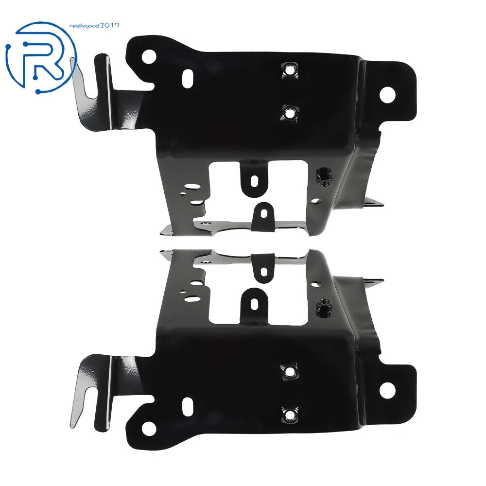 Black Steel Front Outer Bumper Bracket for Chevrolet Silverado 1500 (2014-2015)