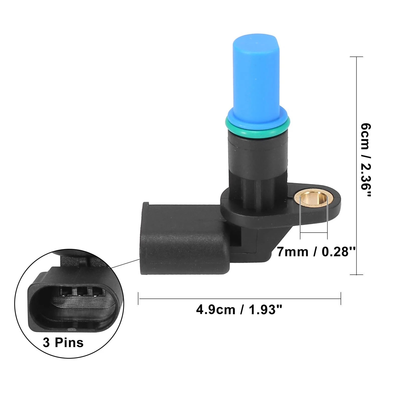 Car Camshaft Position Sensor for Volkswagen Jetta, Audi A3 S3 (2006–2013) 06B905163A