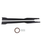 Black Side Panel ABS Extension for Dodge Charger SRT GT Scat Pack (2015–2023)