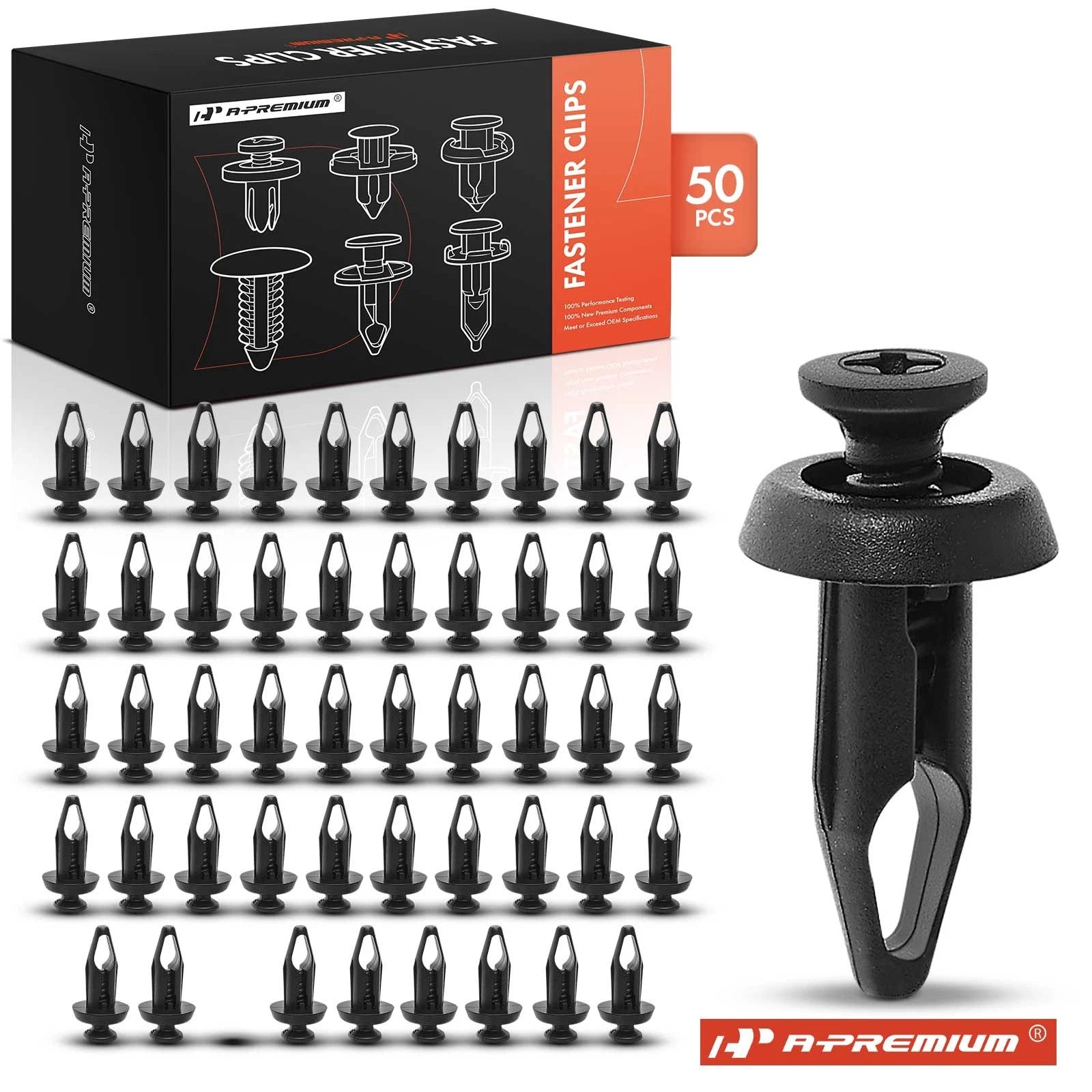 Set of 50 Fender & Rocker Panel Retainer Clips for GM