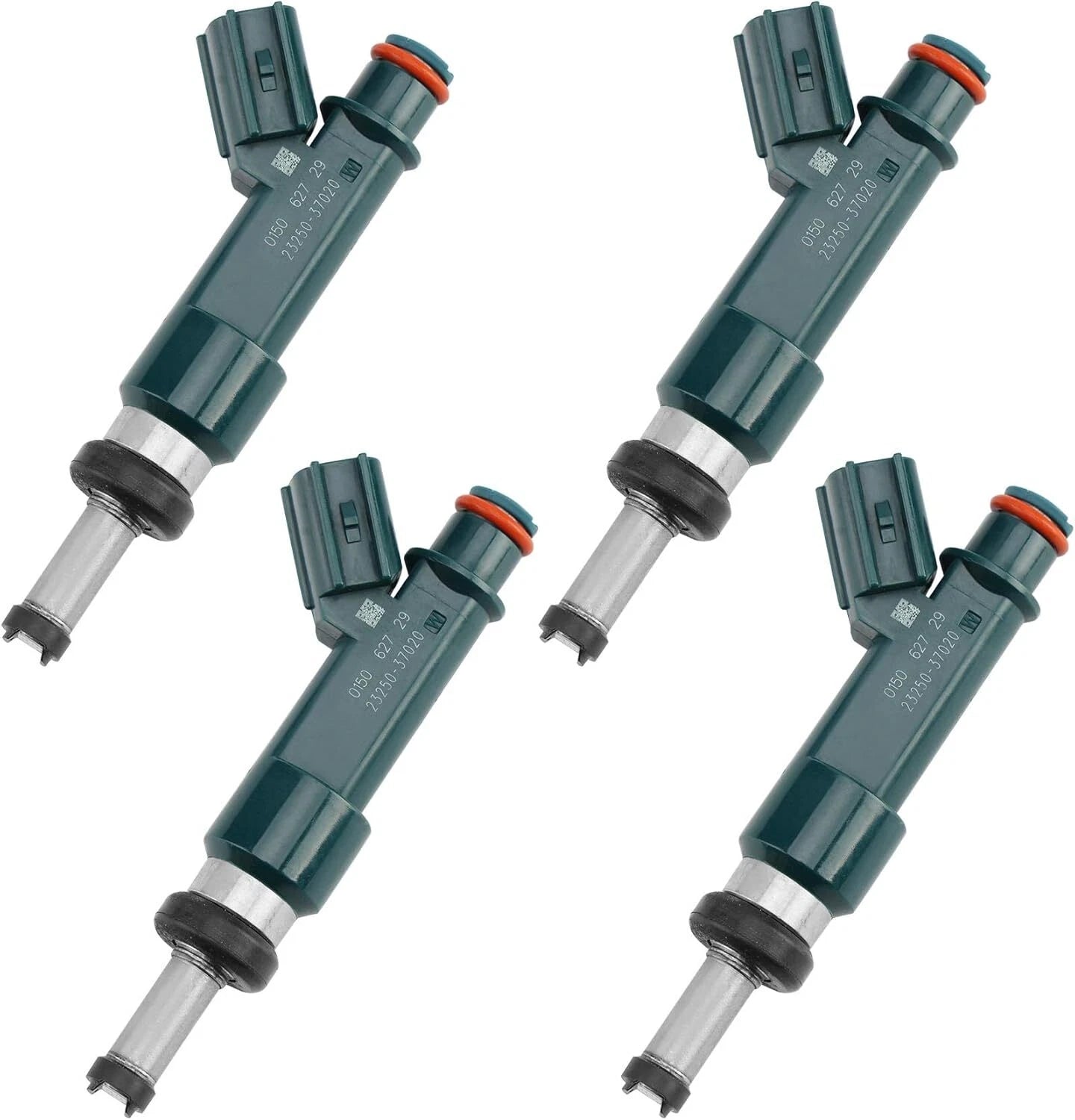 Set of 4 Fuel Injectors 23209-23020 for Toyota Yaris Vitz (1999–2005)