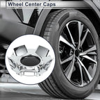 Wheel Center Caps for Chevy Silverado Tahoe Suburban (2007–2014) 1Pc Black Plastic