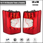 Set of 2 Red LED Tail Lights for Chrysler Town & Country (2011–2016)