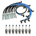 NGK 7mm Wire Set & Denso Spark Plug Kit for Dakota Durango Ram 1500 (1997–2003)
