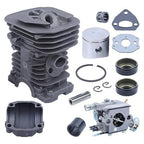 Cylinder Piston Kit with Intake Oil Seal for 136 137 Chainsaws