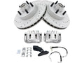 Front Brake Pad Rotor Caliper Set for Mazda B4000 RWD (1998–1999) HK228DR