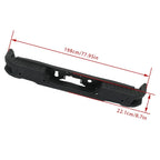 Rear Bumper Assembly Black for Chevrolet Silverado 1500 GMC Sierra 1500 (2019–2023)