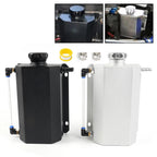 2L Aluminum Radiator Coolant Overflow Tank for Universal Applications