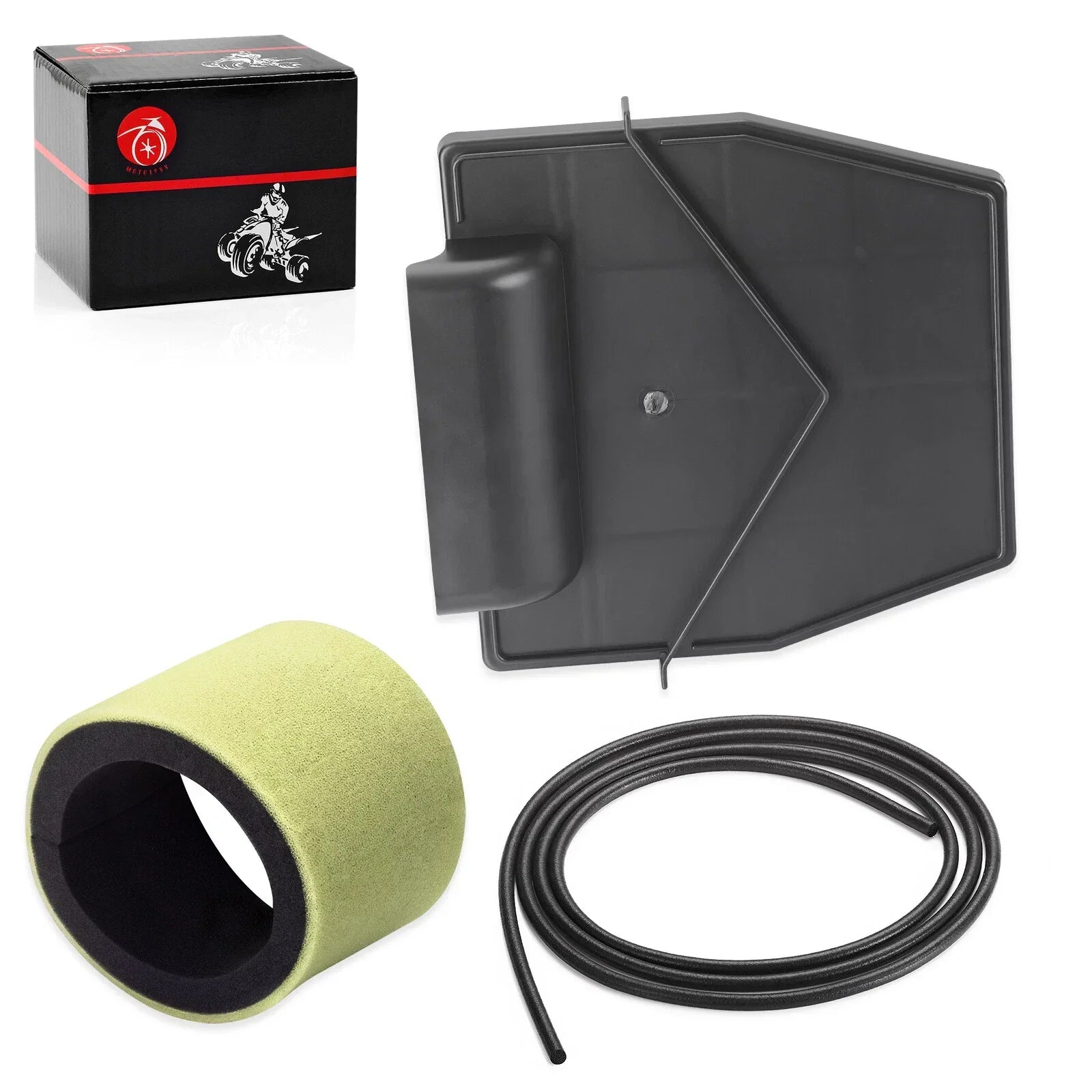 Air Filter & Box Lid Cover w/Seal for Kawasaki Bayou 220