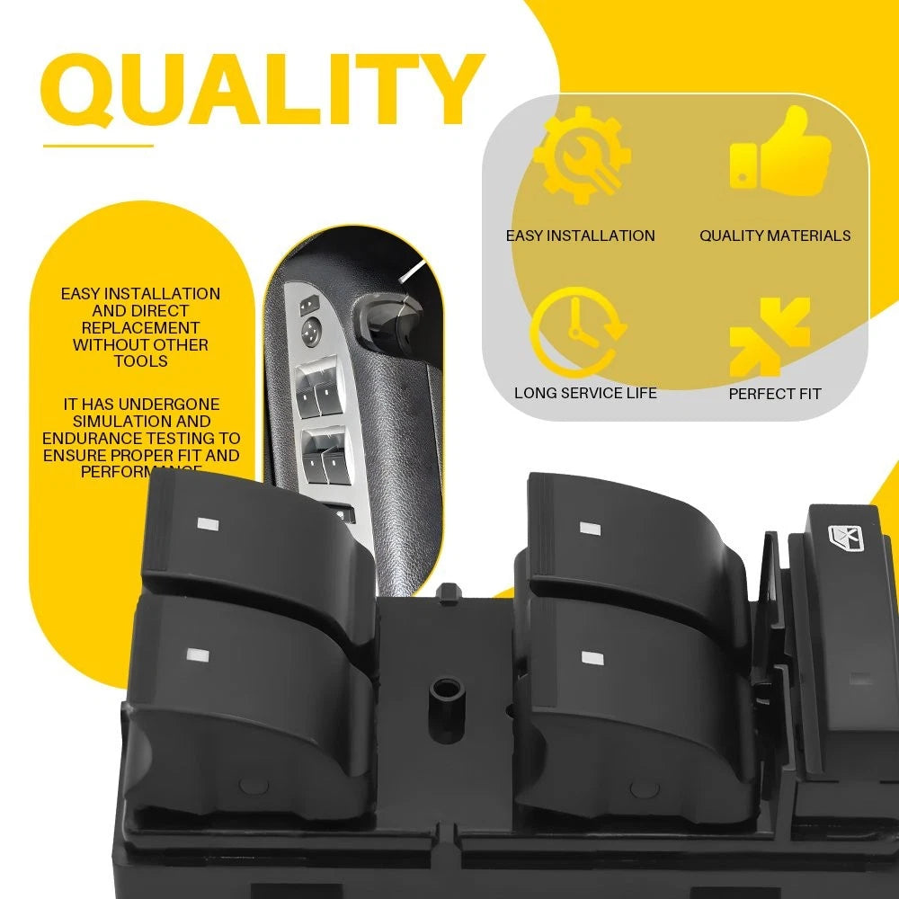 Window Switch Door Lock Mirror Control for Chevrolet Silverado 2500 (2007–2013)