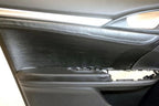 Front Insert Door Leather Cover for Honda Civic (2016–2020) Black