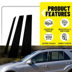 Set of 6 Pillar Posts Door Window Trim for Mercedes Benz ML350 ML550 W164 (2006–2011)