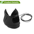 1Pc Gear Shift Knob Cover for Toyota CH-R (2018–2022) Black Carbon Fiber