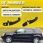 2X Exterior Door Handle Front & Rear RH LH for Chevy Equinox Malibu (2005–2012)
