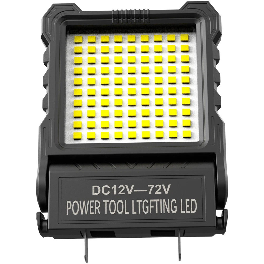 Adjustable Angle LED Work Light for Power Tool Battery Packs (12V-85V)