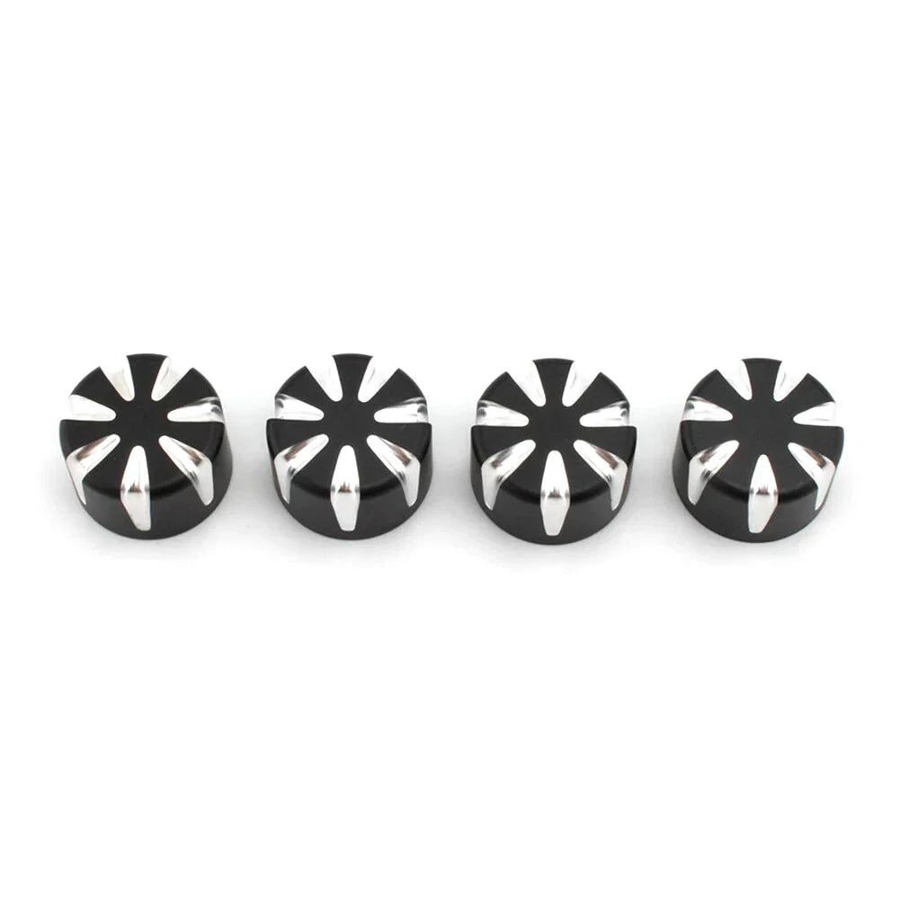 4 Pcs Aluminum Head Bolt Cover Caps for T120 Thruxton Scrambler (2016-2023)
