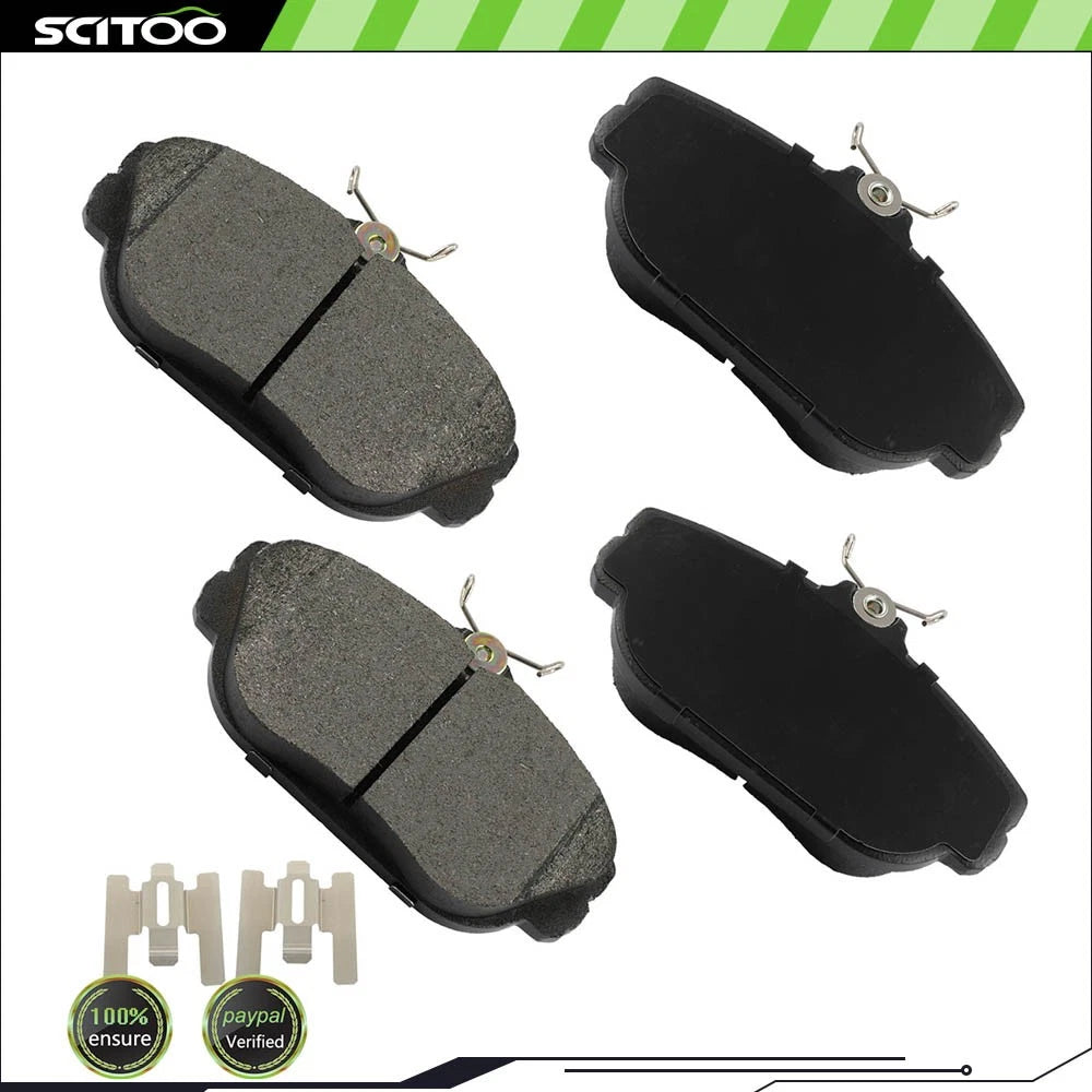 Set of 4 Front Semi-Metallic Brake Pads for Ford Taurus (1994–1997)
