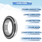 Deep Groove Ball Bearings 6010NR2RS   50x80x16mm
