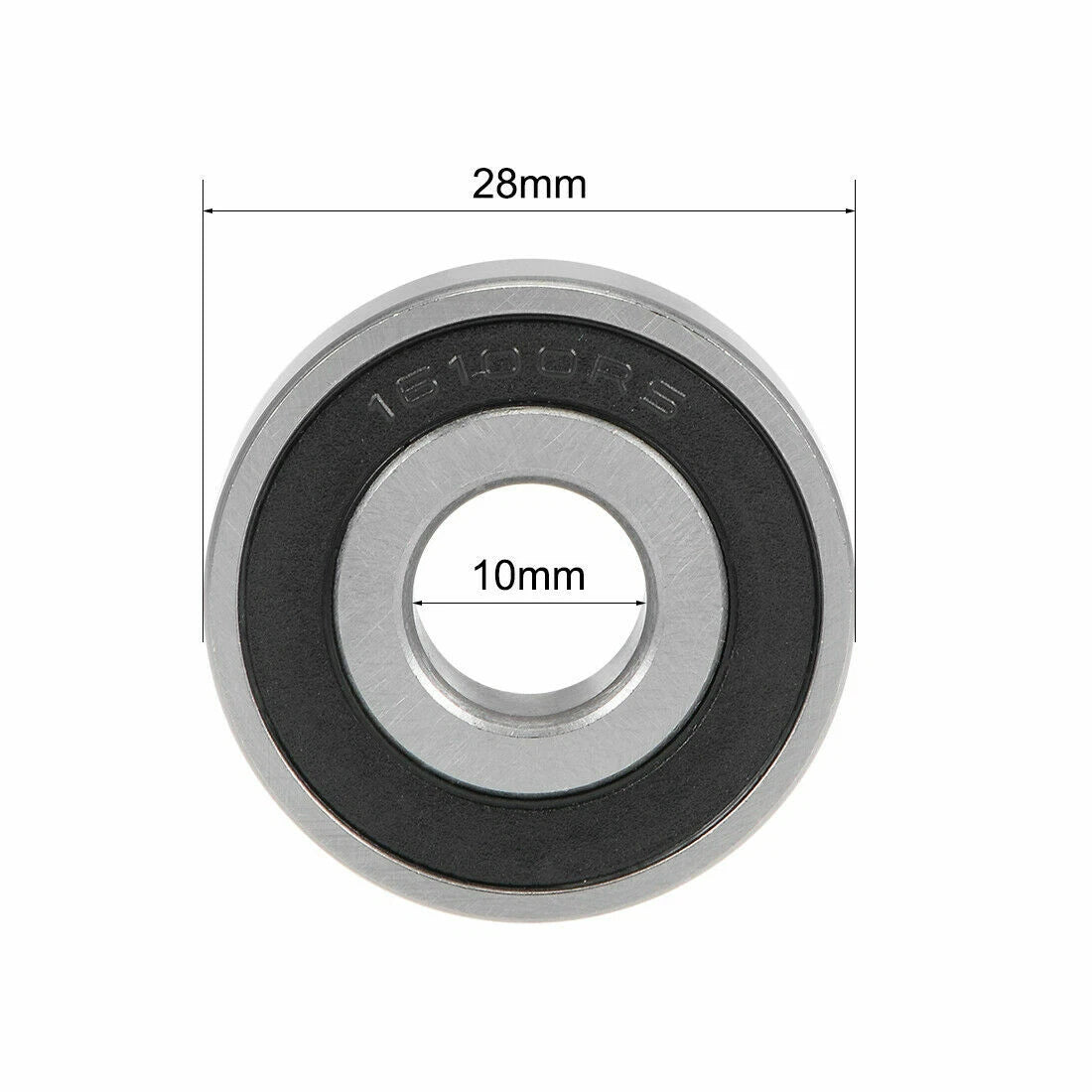 2PCS Deep Groove Ball Bearings 16100-2RS for (10x28x8mm)